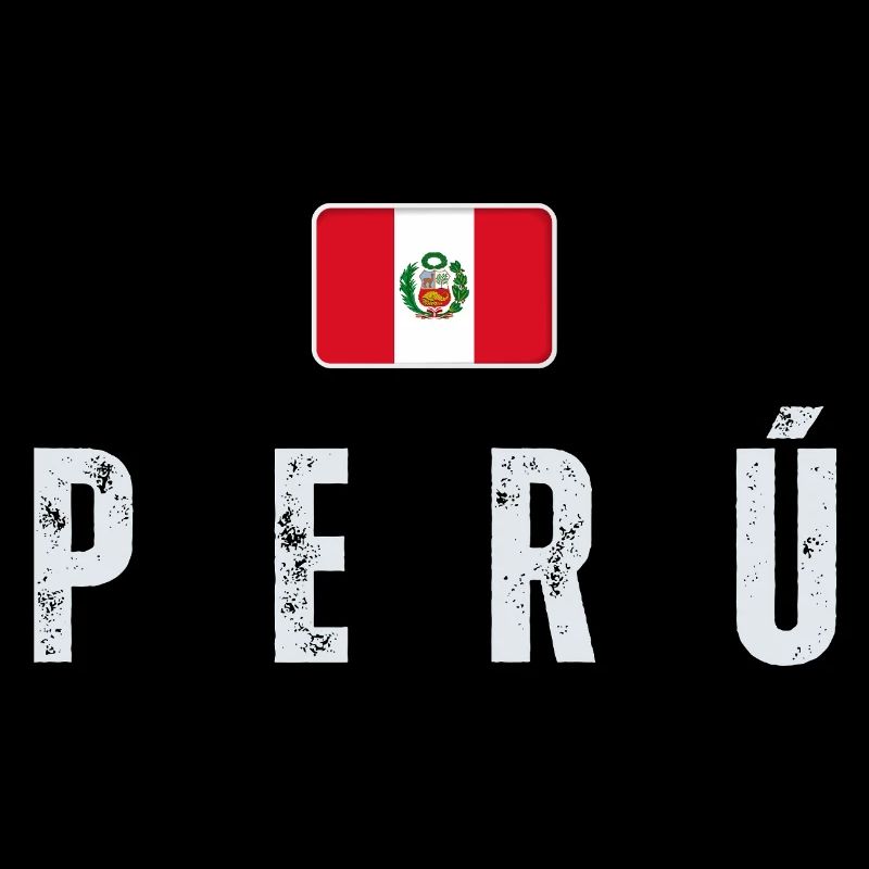 J'aime le Pérou, le drapeau péruvien