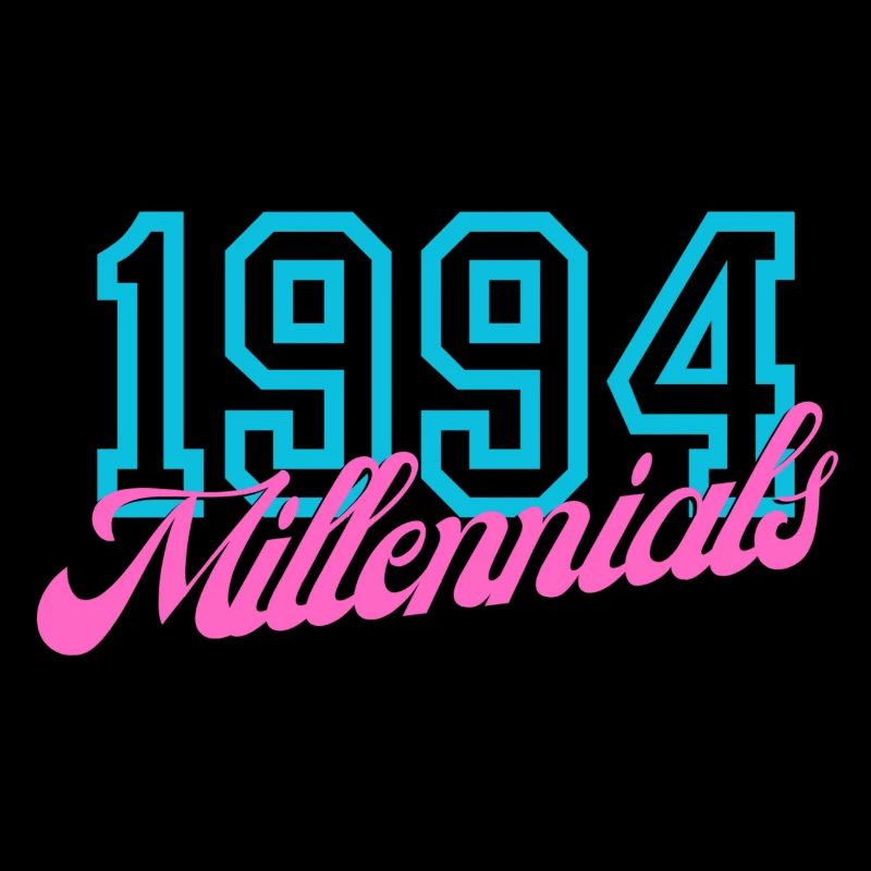 1994 Millennials Rétro Date Design
