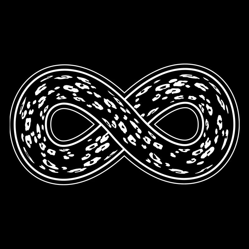 Leopard Infinity mit doppeltem Rand