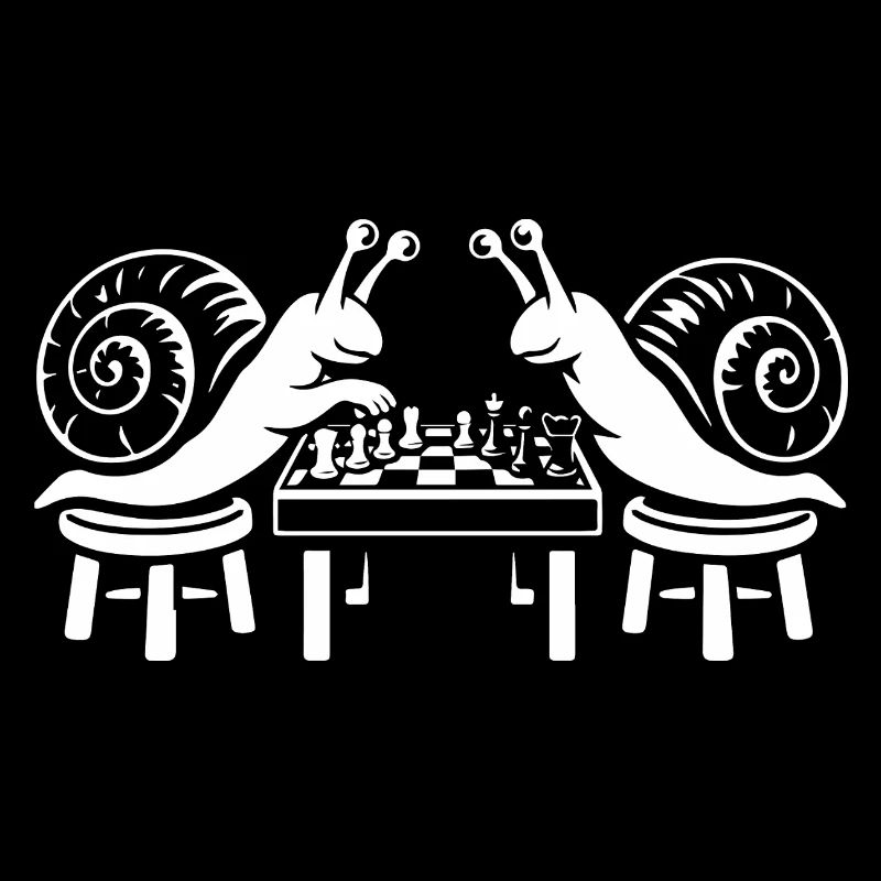 Duel d’échecs à l’escargot