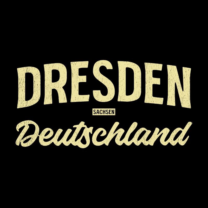 Dresden Retro Schriftprint