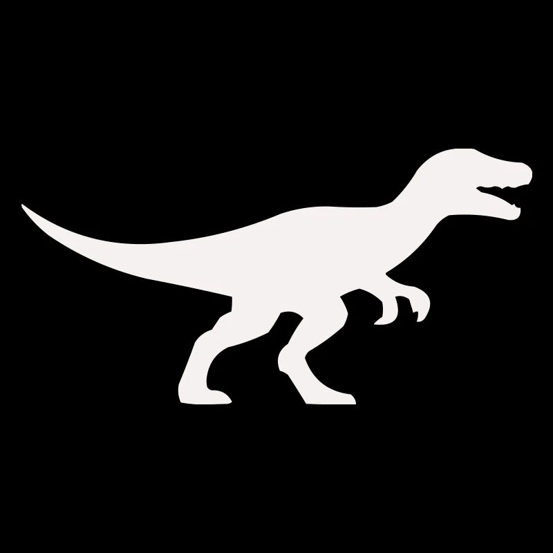 Raptor T Rex Silhouette