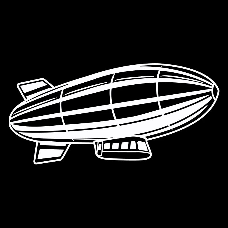 Luftschiff Silhouette Zeppelin