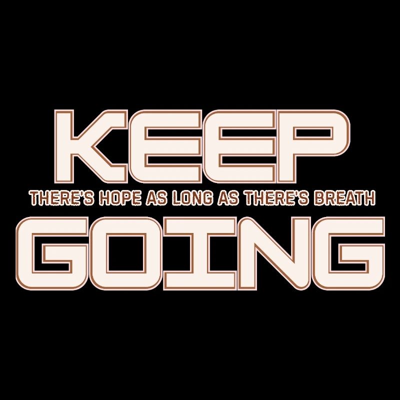 Keep Going: Hope in large letters