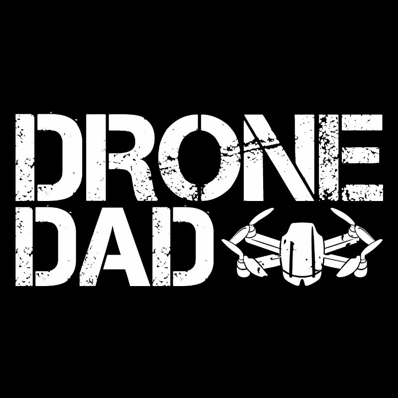 drone papa drone aviateur icône père icône logo