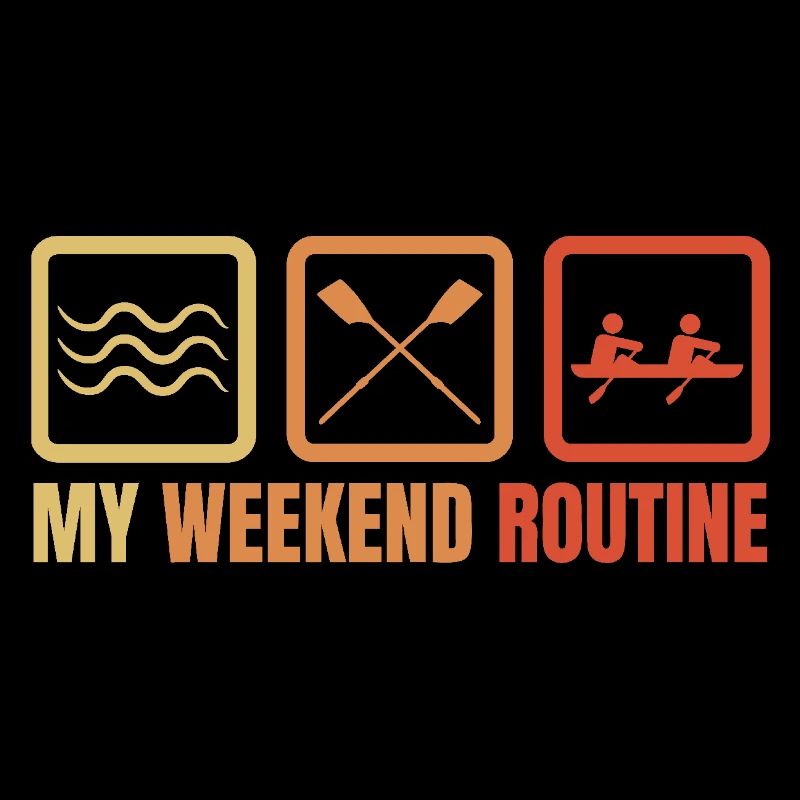 Ruderer Wochenendroutine