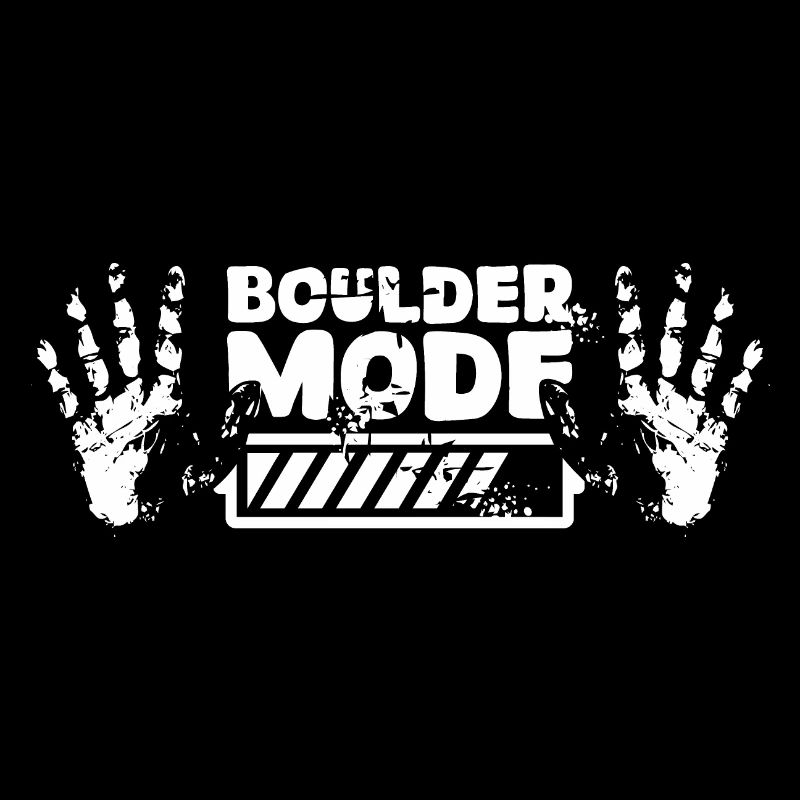 Boulder Chalk loading Hand Kletterer Symbol Logo