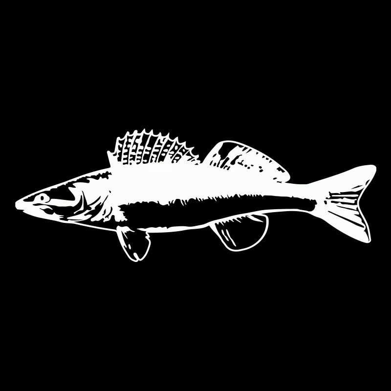 Poisson avec mouvement de l’eau