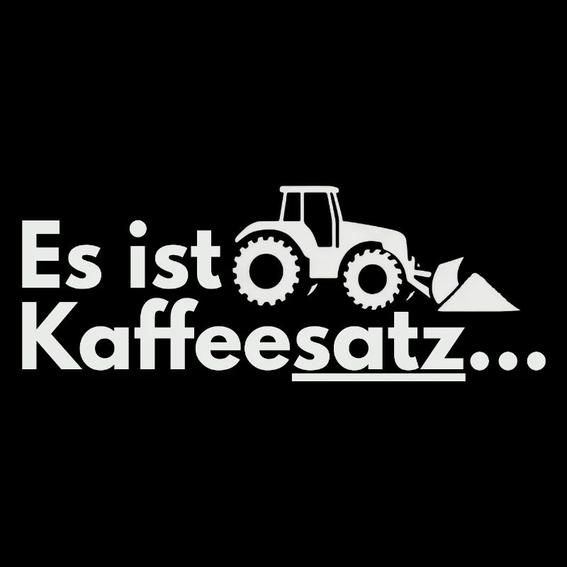 Kaffee-Ernte Traktor Motiv