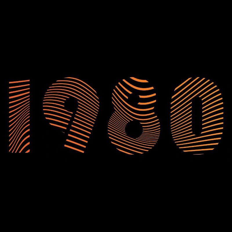 1980s Fingerprint Pattern