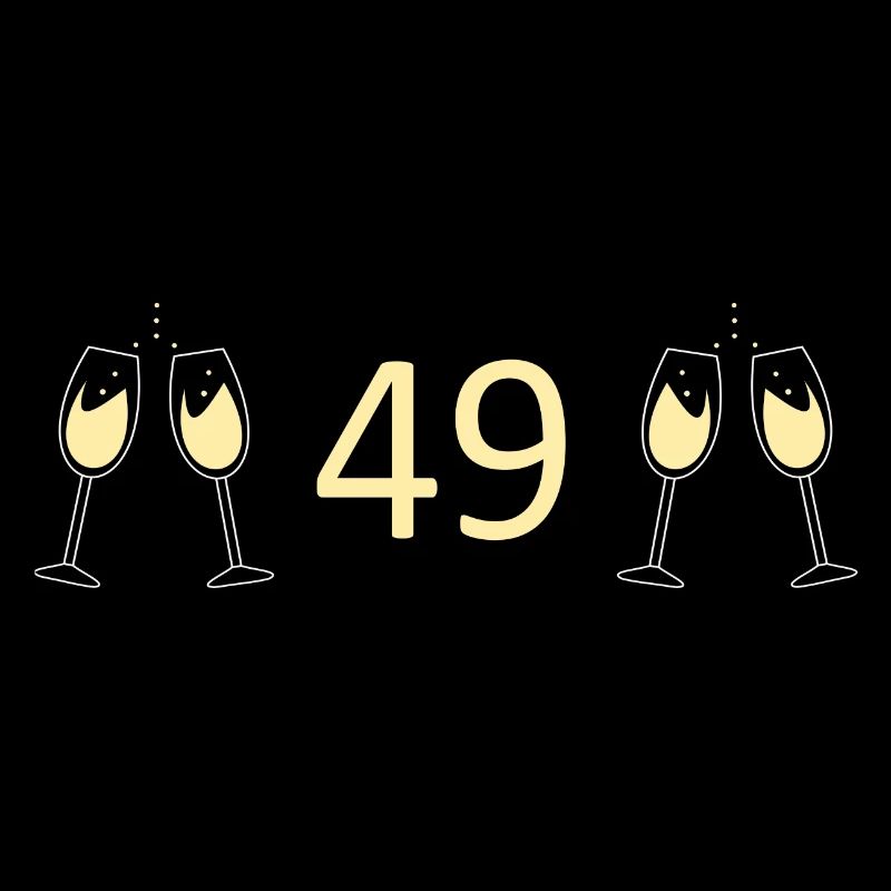 49e anniversaire 49 ans 49 ans numéro 49