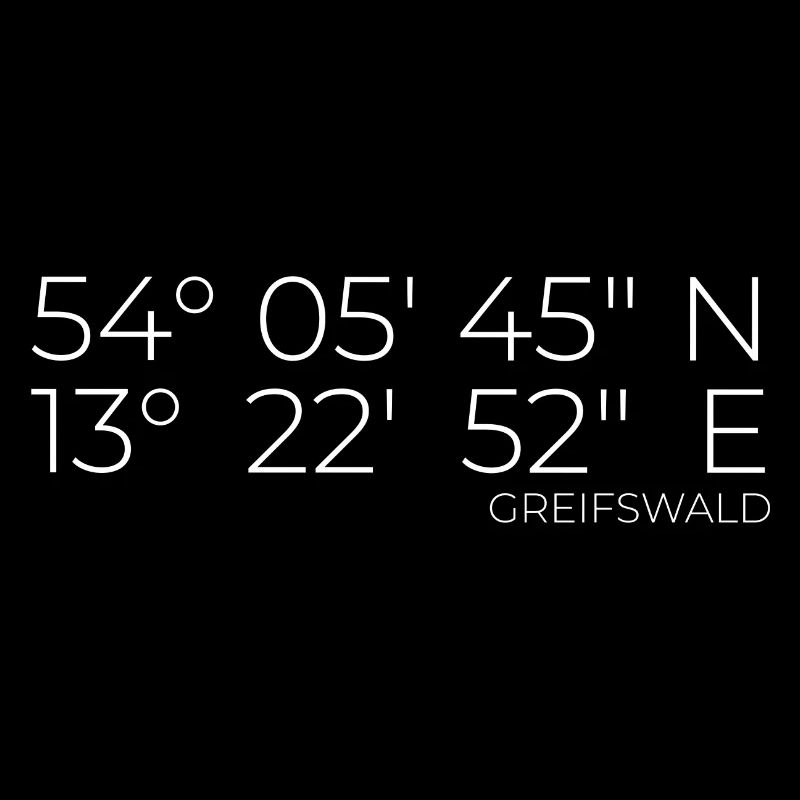 coordinates Greifswald