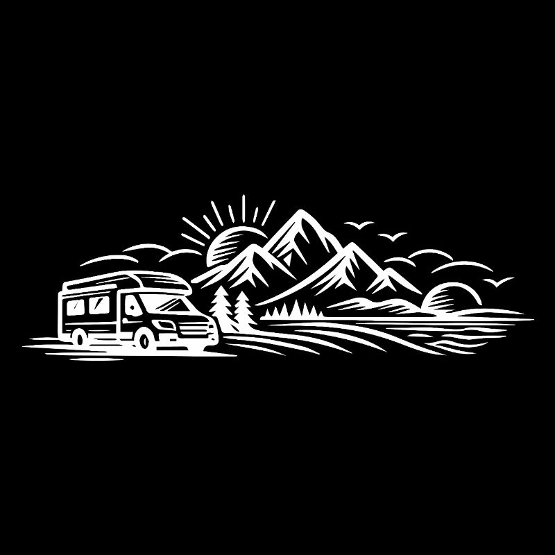 Campingauto Landschaft 