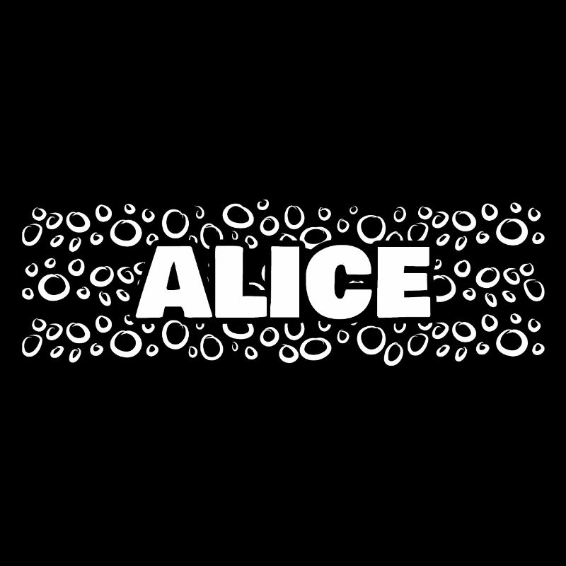 Typographie d'Alice Leopard