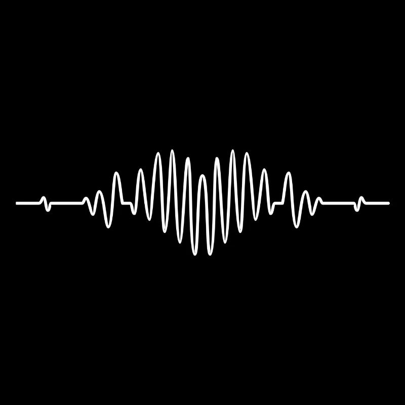 Pulse Wave Line Art