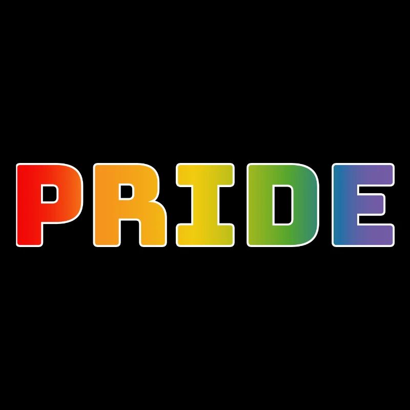 Regenbogen pride weiss