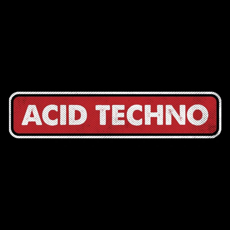 Acid Techno Neon Grid