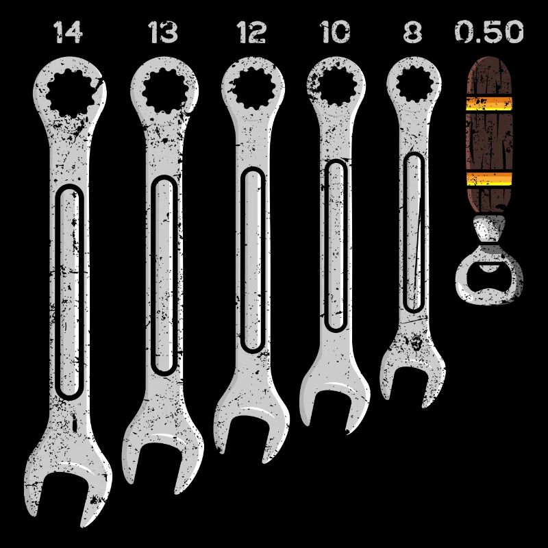 Jeu de clés à outils avec ouvre-bouteille