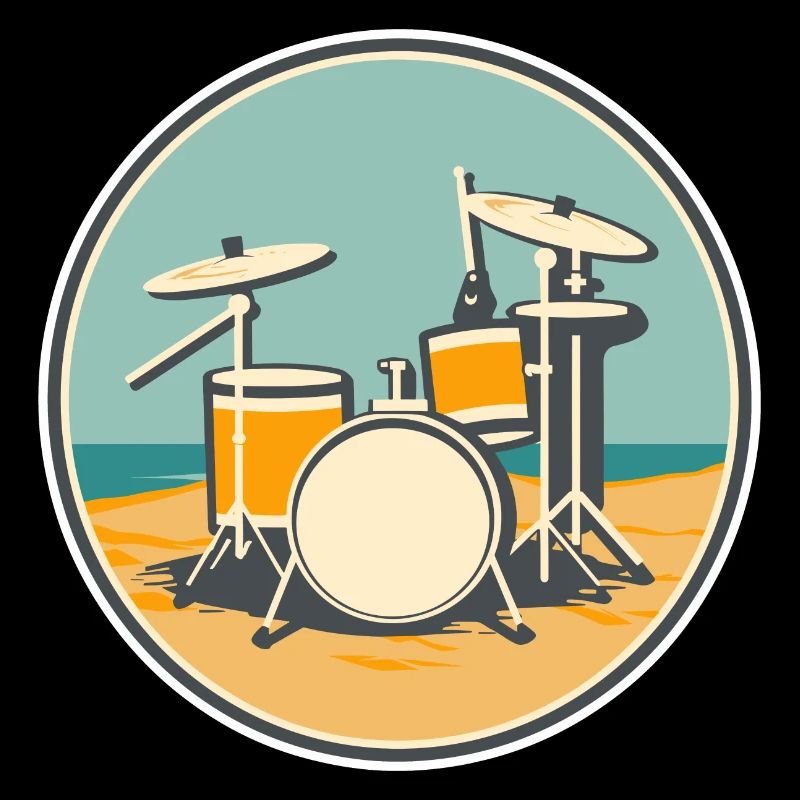 Drum Set Illustration