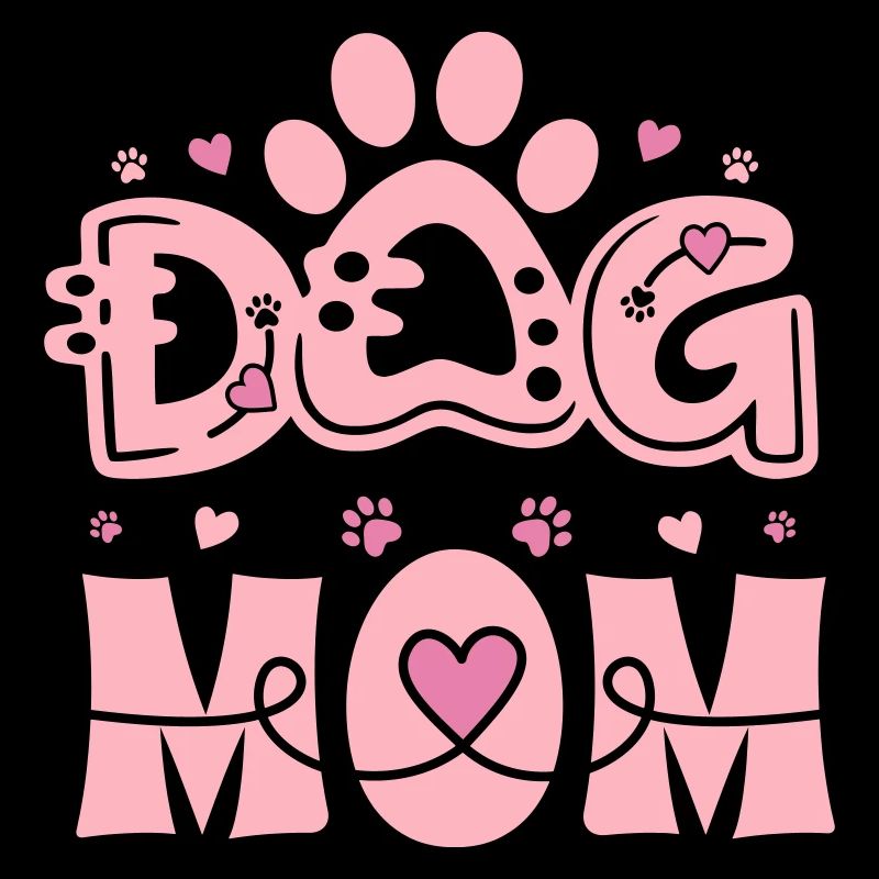 Monogramme Minimal DOG MOM