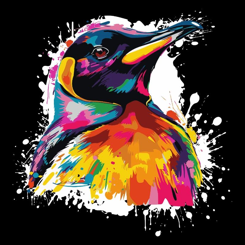 Illustrations colorées de tête de toucan