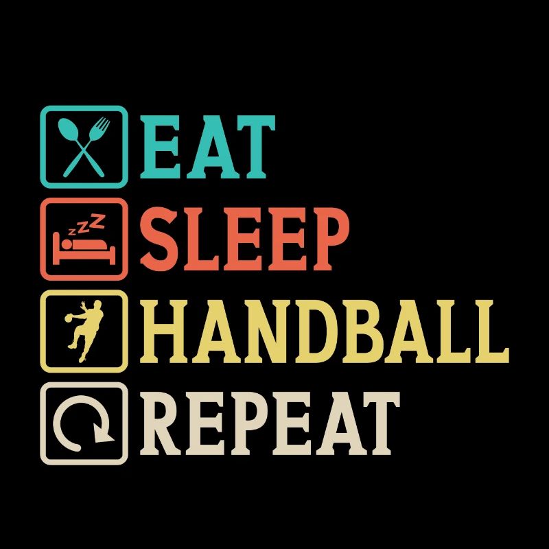 eat sleep handball repeat