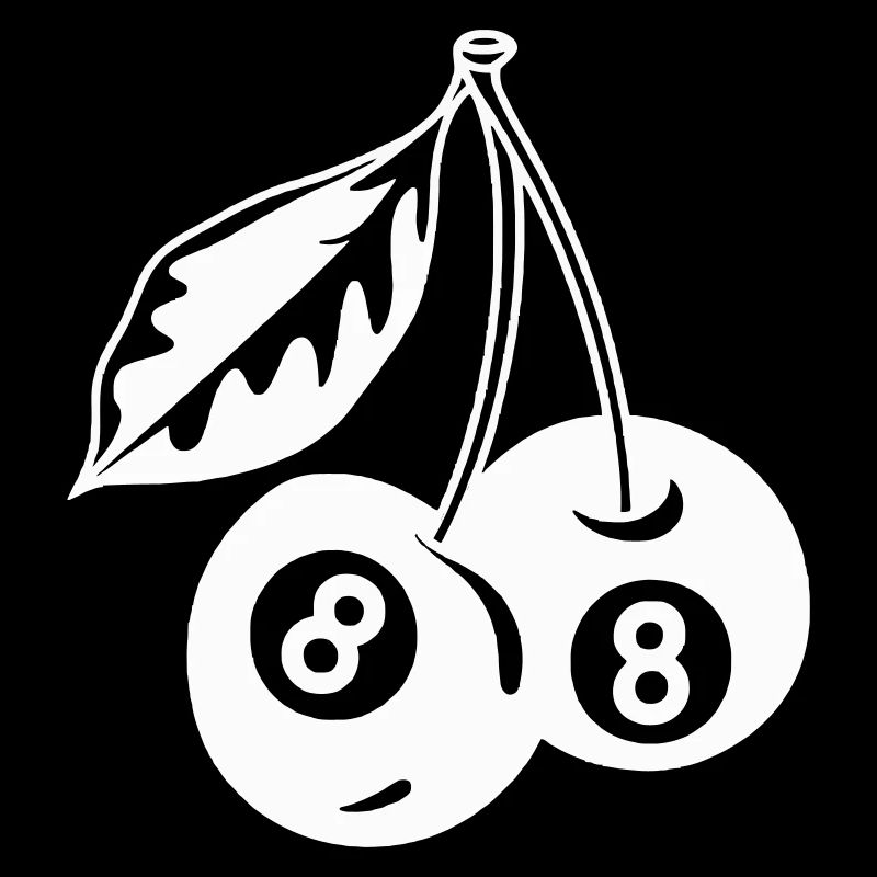 8-Ball Cherries Creative Minimalist