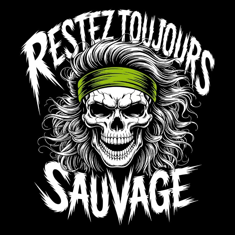 Restez Sauvage Toujours Skull