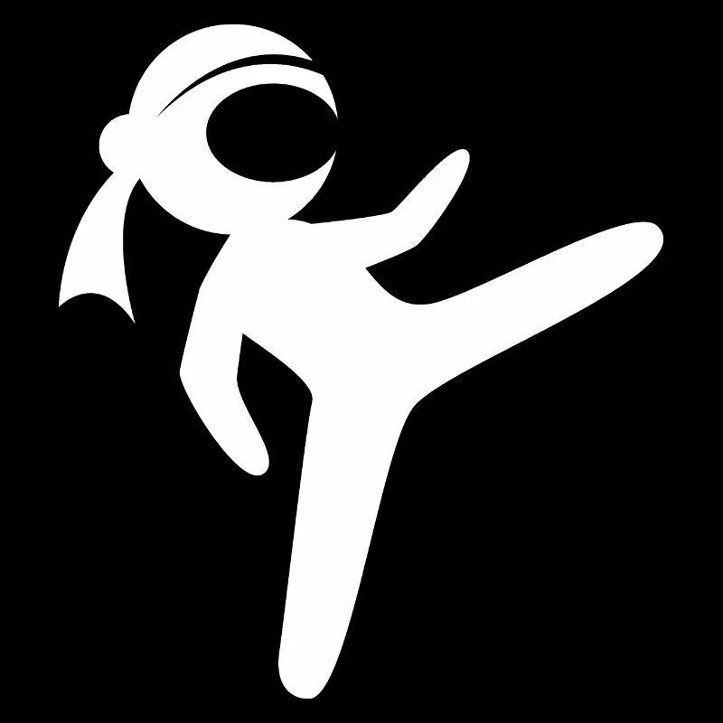 Ninja Fighter Icon Logo icon Illustration Graphic