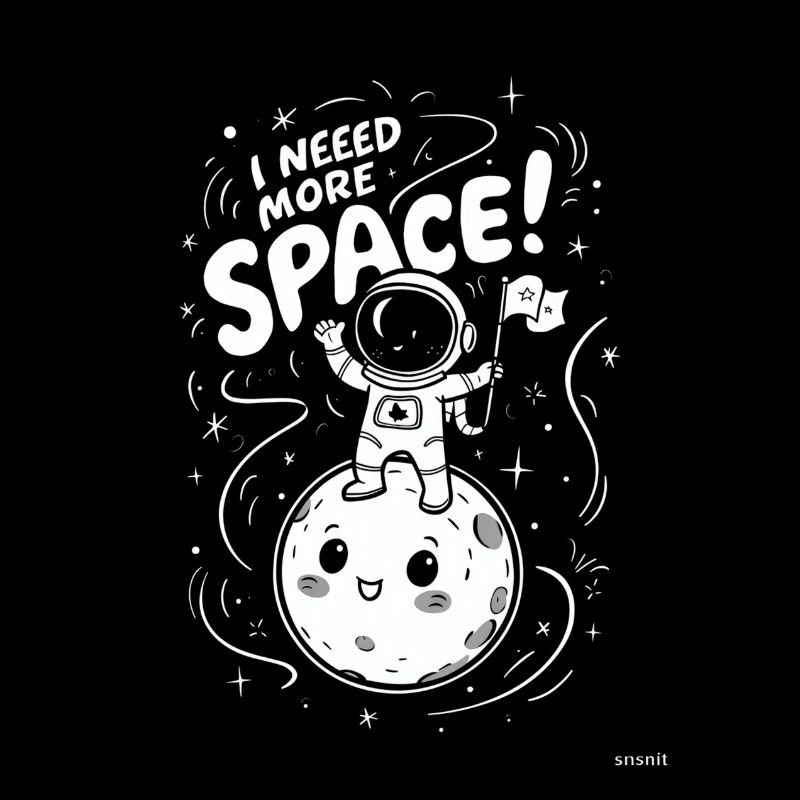 J’ai besoin de plus d’astronaute spatial sur la Lune