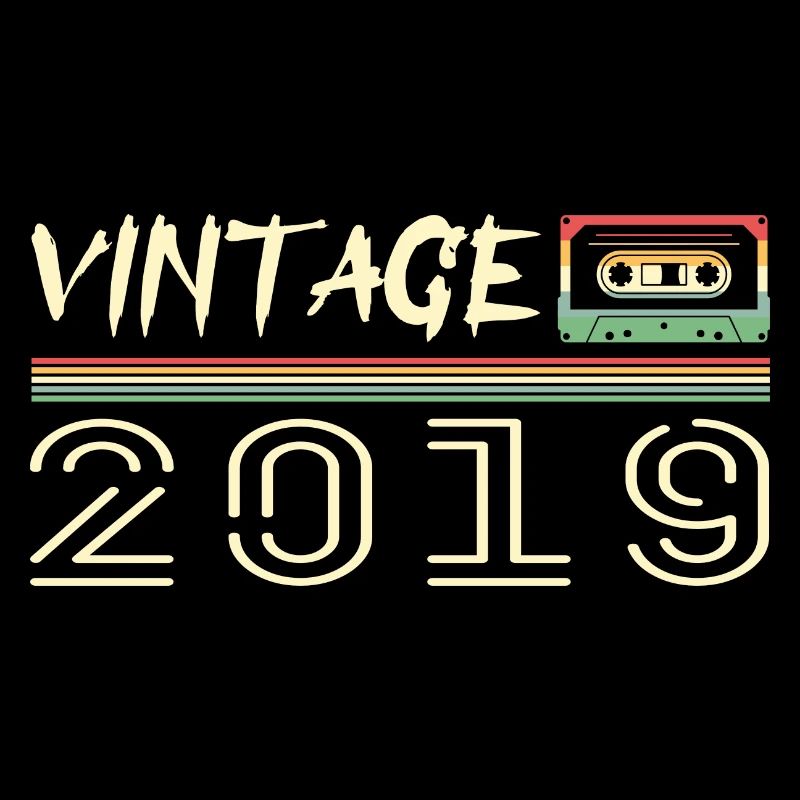 2019 Original 2019 Retro Geburtstagsgeschenk 2019