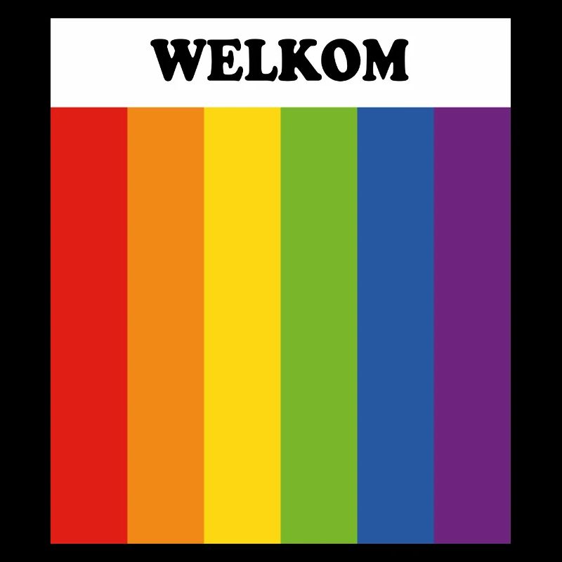 LGBT welcome Welkom Queer Safe Space - in Dutch 