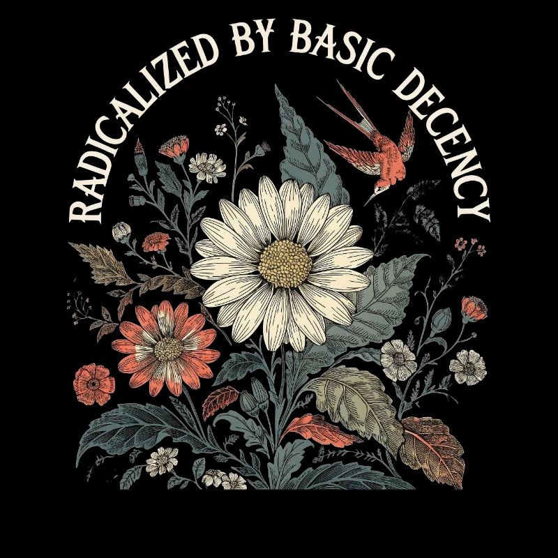 Radicalized By Basic Decency Retro Shirt