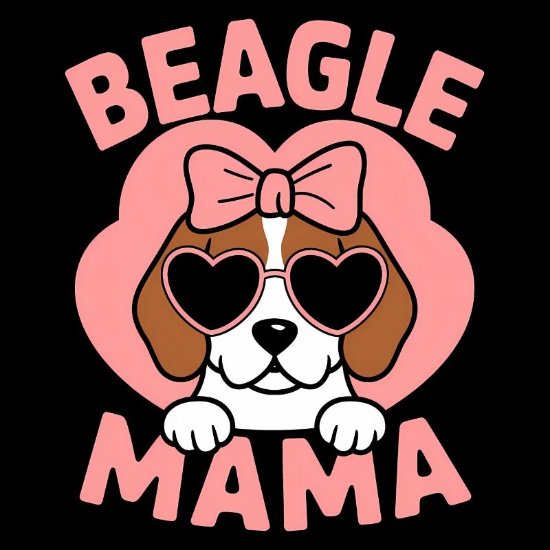 Beagle Mama Hund Mutter Lustiges Beagle Geschenk
