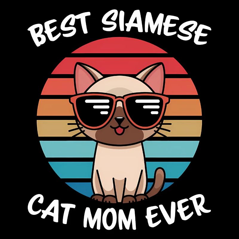 Siamese Cat Saying Siamese Cat Mom Siamese Cat Gift