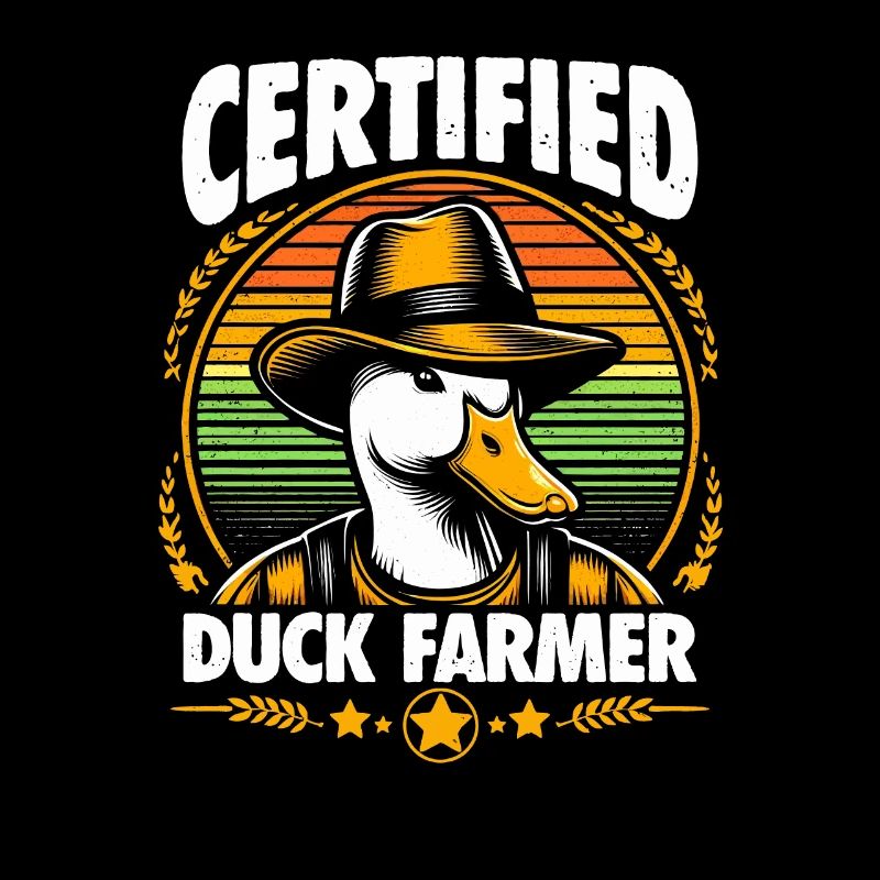Certified Duck Farmer - Duck Lover Gift