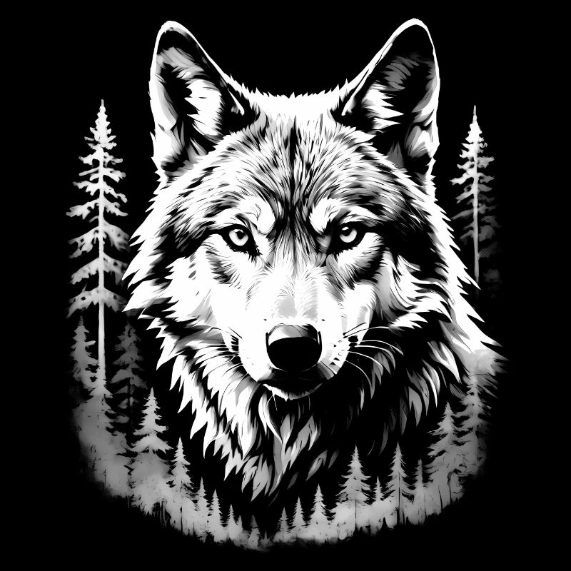 Loup, Forêt