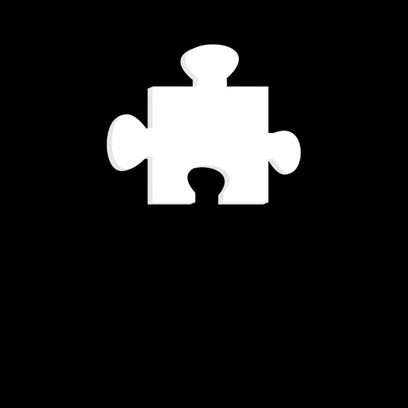Solution de la reine de la reine du puzzle à pièces blanches
