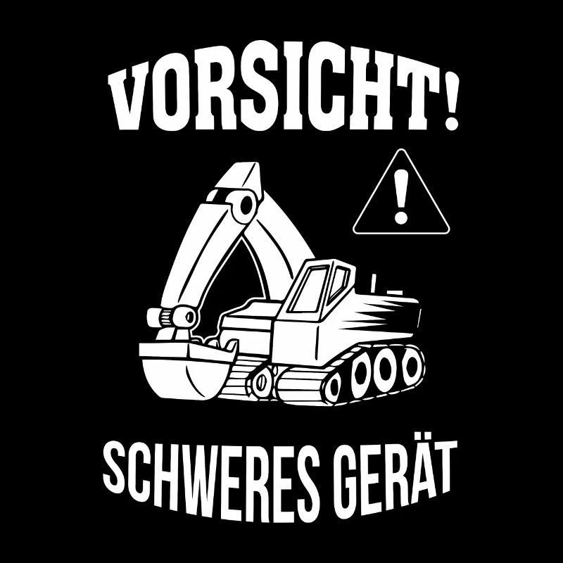 Bagger Baggerfahrer Baugeräteführer Schweres Gerät