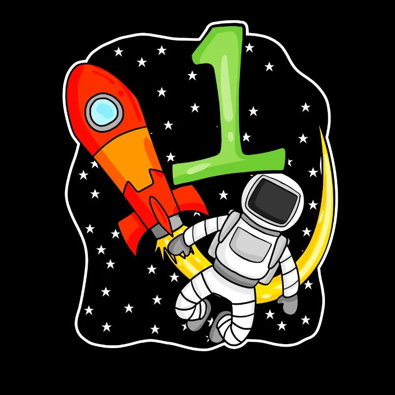 1 an Jeune astronaute