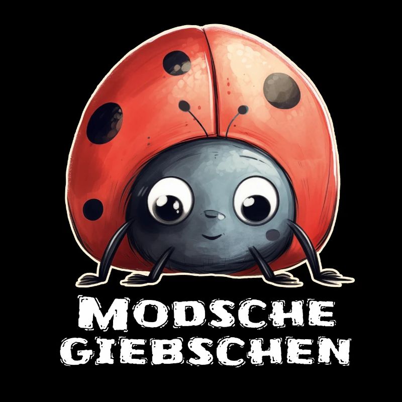 Modschegiebchen Marienkäfer Sächsisch Geschenk