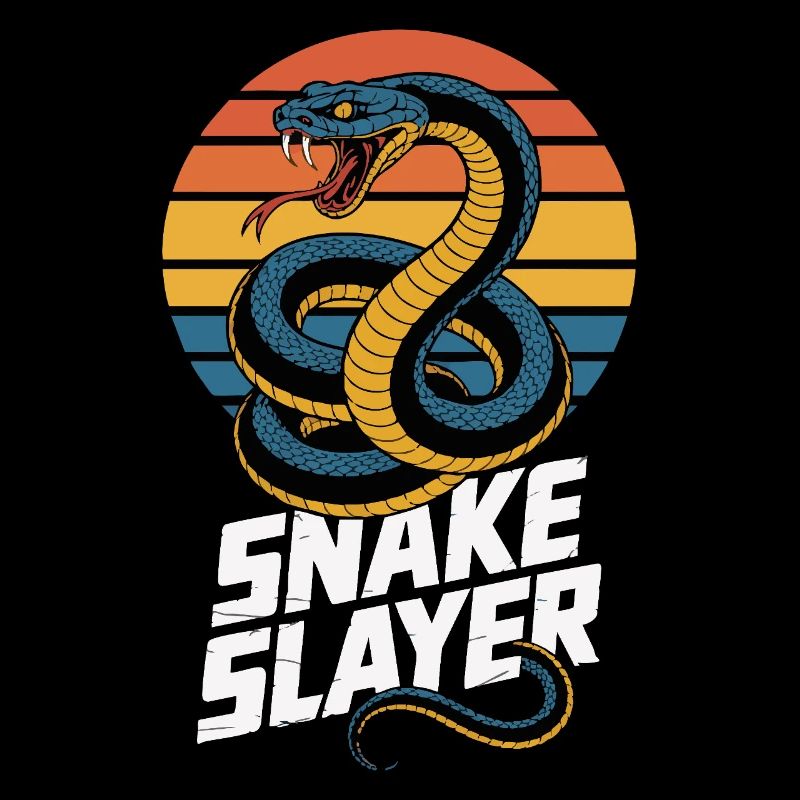 Snake hunter – Retro Schlange Design