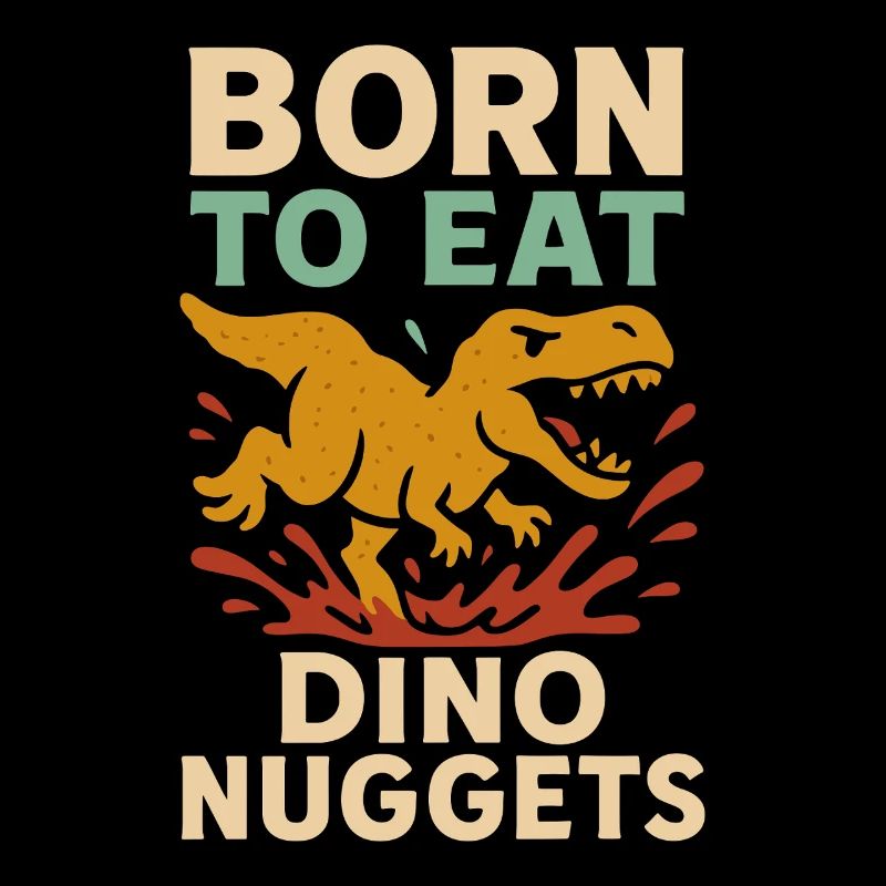 Dino Nuggets Nostalgia Funny Snack Dinosaur