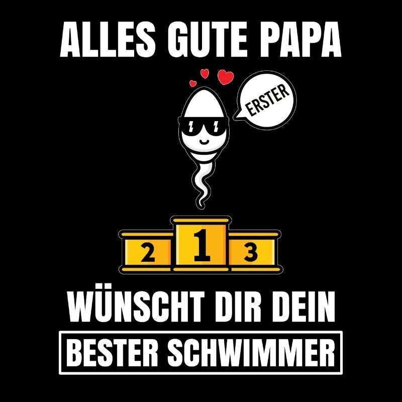 Alles Gute Papa wünscht dir dein bester Schwimmer