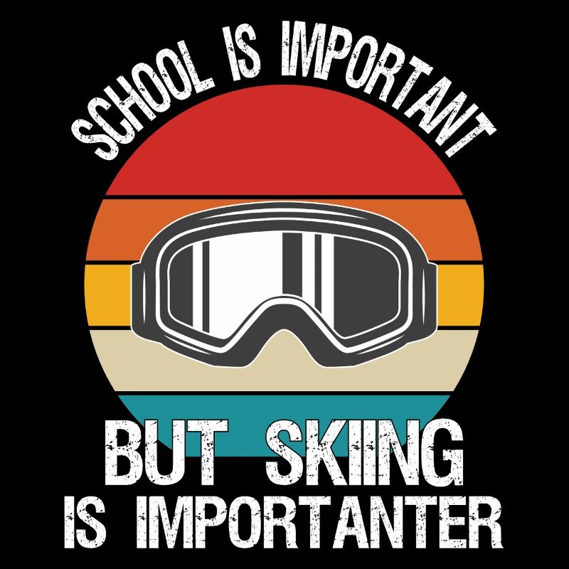 L’école est importante, mais le ski est plus important