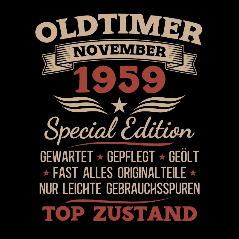 66. Geburtstag Geschenk Oldtimer November 1959