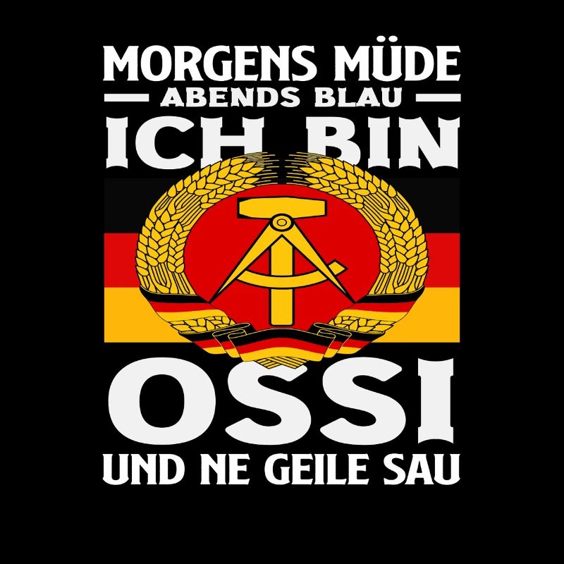 Matin fatigué Ossi Dire RDA Pride Allemagne de l’Est