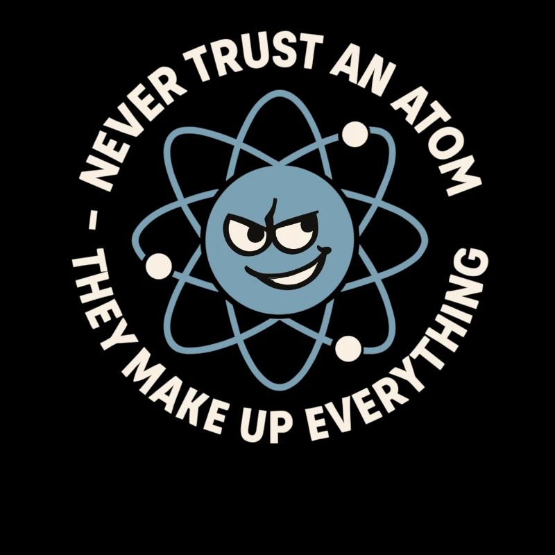 Funny Atom Joke – Science Nerd Humor