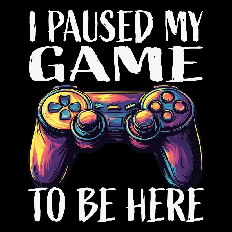 Spiel Pause Neon Controller