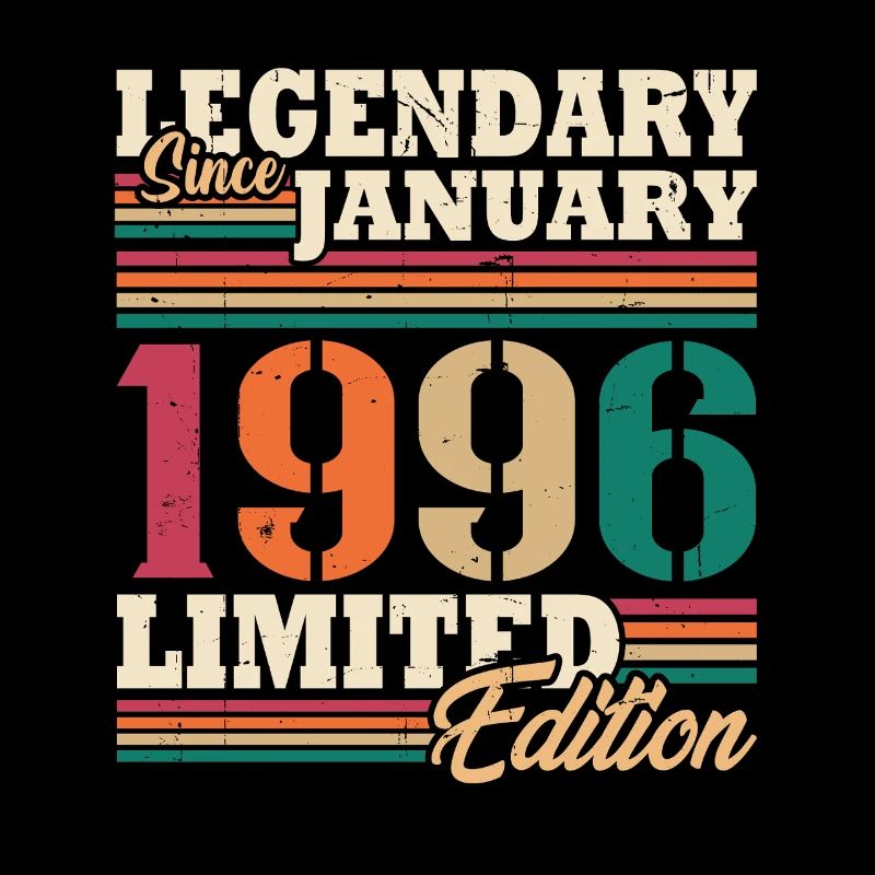 Retro-Geburtstagsgeschenk im Januar 1996